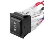 Momentālais pārslēdzējs DPDT, 3 pozīcijas, AC 250V/16A