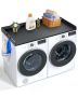 Wooden washer and dryer countertop, 54x27", black, waterproof
