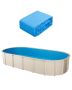 Oval vinyl pool liner 16.4x9.8 ft, beaded, 47 cm wall height
