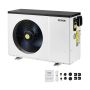 Electric pool heat pump, 1.48–7.11 kW, for 15–30 m³ pools