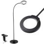 Palielināma grīdas lampa ar 5x palielinājumu un regulējamu LED apgaismojumu
