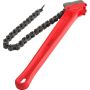 Chain pipe wrench, 30-36 inches, heavy duty oil filters, 4.5-7.5 inch capacity