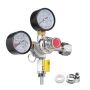Divkāršs CO2 spiediena regulators ar manometru 0-60 PSI, CGA320
