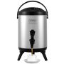 Stainless steel insulated 6 L beverage dispenser with tap