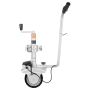 Electric trailer platform trolley, 2.5 t, 12 V, adjustable clamp height