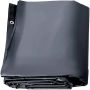 Rectangular Pool Winter Cover, 13x23 ft, Charcoal PVC