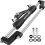 Hydraulic steering cylinder for 300 HP marine outboard motors