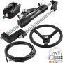 Hydraulic boat steering kit with pump, cylinder and hose, 13.5 inches