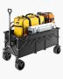 Folding garden cart, 450 lbs, 300 L, all-terrain wheels