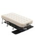 Inflatable single mattress with frame and built-in pump, 136 kg support