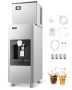 Commercial ice maker with ice bin and dispenser, for bar