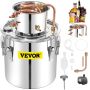 Alcohol distillation apparatus 50 L stainless steel with condenser