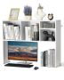 Tabletop wooden bookshelf, 37 x 9.4 x 28.7 cm, white