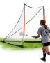 Lacrosse goal 6x6 ft, portable with net and basket, training equipment