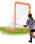 Lacrosse goal for kids 4'x4' with iron frame and basket, orange