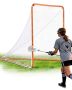 Lacrosse goal with steel frame, 6'x6', portable, orange