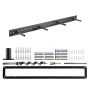 Hidden Floating Shelf Brackets, 1 pc, 104 kg load capacity, 46x6.2x3 inches