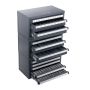 Drill dispenser cabinet, 3-piece, with 5 drawers