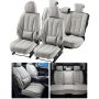 Universal faux leather car seat covers, 13-piece set