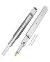 1 pair of lockable full-extension drawer slides with ball bearing, 500 lb load capacity, side mount, various sizes (16-60 cm)