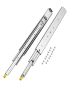 Pair of drawer slides, full extension, 18-60 inches, 500 lb load capacity, with lock