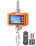 Digital industrial crane scales 1000 kg, orange, with remote control