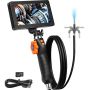 Articulating endoscope camera with 5" 1080P screen and 6.4 mm lens