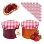 Банки с завинчивающимися крышками Relaxdays, 50 шт, 8,5 × 6,5 см