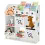 Children's storage box-display cabinet with 5 compartments, white, 93x29.5x102 cm, 19.35 kg