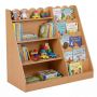 Children's bookshelf, 5 levels, 4 open shelves, 90 × 40 × 80.5 cm