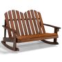 Children's outdoor rocking chair, two-seater, 86.36 × 69.85 × 68.58 cm