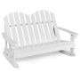 Children's outdoor rocking chair, two-seater, 86.36 × 69.85 × 68.58 cm