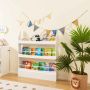 Children's shelf, 3 tiers, White, 98 × 114 × 14 cm