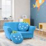 Children's sofa, 2 cushions, Pink/blue, 90 × 53 × 48 cm