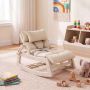 Children's rocking chair, 2 in 1, Sand, 73 × 40–51 × 45 cm