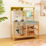 Children's kitchen, 29.5 × 14 × 36 inches
