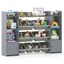 Children's toy storage cabinet, 8 boxes, 142 × 100 × 30 cm