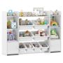 Children's toy storage cabinet, 8 boxes, 142 × 100 × 30 cm