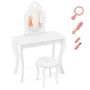 Children's dressing table, with stool, 70 × 105 × 34 cm