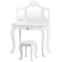 Children's dressing table, with stool, 80 × 106 × 42 cm