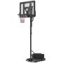 Children's basketball hoop with stand Sportnow 110x75x370cm., black