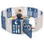 Playpen, 16 panels, 73 × 58 × 25 inches