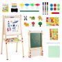 Children's Art Table, 3 in 1, 23.5 × 33.5-58 × 18.5-25.5 inches