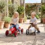 Children's ride-on car, 4-point support system, White, 75 × 39 × 40 cm