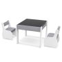 Children's activity table, reversible tabletop, 63.5 × 61 × 48.26 cm