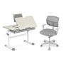 Bērnu galda un krēsla komplekts, galds un regulējams krēsls, 80 × 51,5 × 51–73 cm