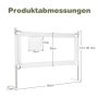Children's bed rail, 24 height positions, 145 × 101.5 × 25 cm
