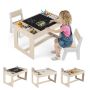 Children's furniture set, table and 2 chairs, 80.01 × 48.26 × 48.26 cm
