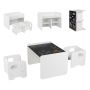 Children's furniture set, 1 table and 2 chairs