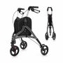 Walker, 3 wheels, 30.5 × 26.5 × 34–38 inches